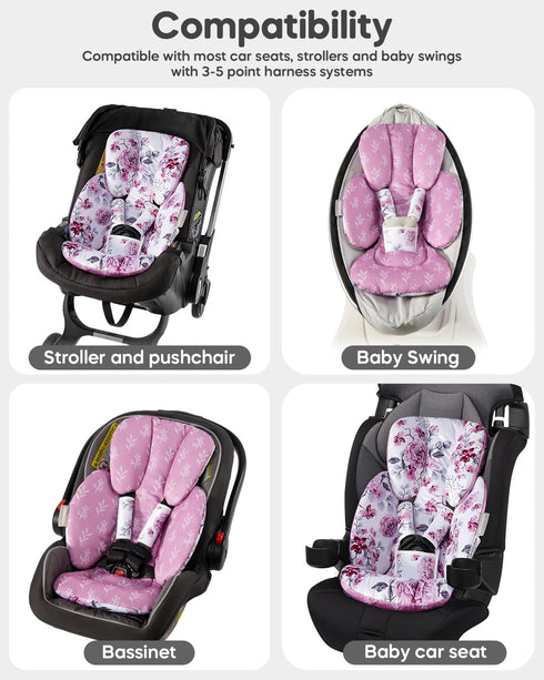2-in-1 Infant Car Seat Insert for NewbornPreemie Newborn Infant Insert, Newborn Car Seat Insert Head Body Support