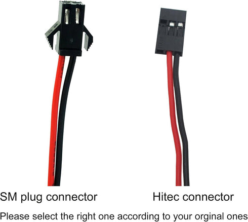 6V 2000mAh NiMH RX Battery Packs with Hitec Connector, Rechargeable for RC Aircrafts