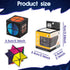 2 in 1 Kids Fidget Toy Magic Cube with Colorful Planet Pattern for Boys & Girls Solar System