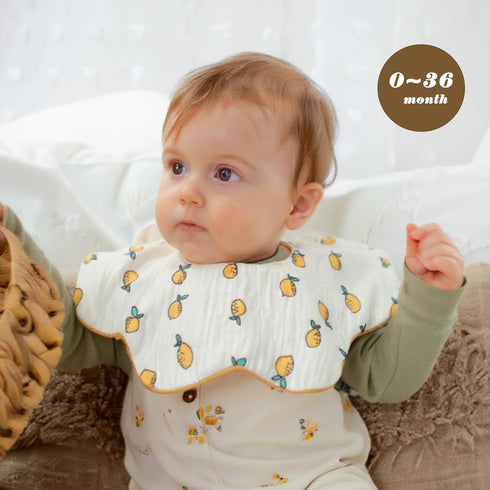 Muslin Cotton Baby Bibs - Teething & Drooling, Unisex Design