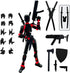 (Assembly Completed) 3D Printed Figure 5.54-inch Dummy13 with Weapon Expansion Set, Movable Desk Decoration, Black