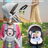 2 Pack PLIGREAT Please Dont Touch Baby Signs, Stop Touching Baby Sign for Baby Carriers Baby Car Seat, No Touching