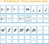 HETOETF 104 Piano Music Flash Cards - Basic Music Symbols,Staff Notation, Pitch/Syllable Names, Keyboard Position