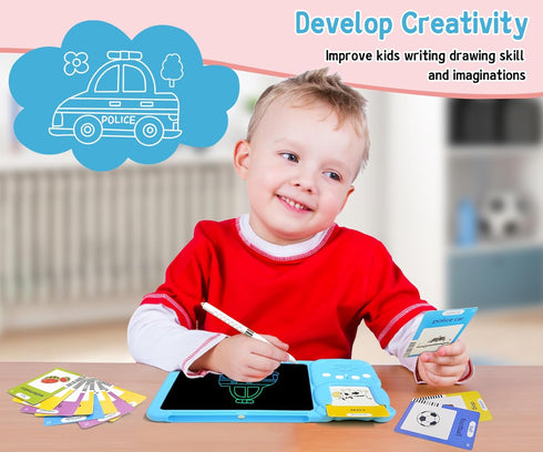 510 2 3 4 5 6, Rylai Toddler Toys Talking Flash Cards, Kindergarten Learning Resources Sight Words with Drawing Tablet