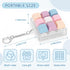 Netholid (9IN1-Style Colorful Keyboard Fidget Toys for Adults Mechanical Button Keyboard Clicker Keychain for Work