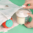 Accmor Baby Formula Dispenser On The Go, Non-Spill Rotating Four-Compartment Formula Container to Go, Milk Powder Kids