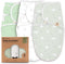 Sweety Fox 3-Pack Organic Baby Swaddles - Swaddles for Newborns, Infant 0-3