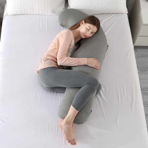 BATTOP Pregnancy Pillows with Cooling Cover,Cooling Maternity Pillow for Sleeping,Support for Belly,HIPS,Legs,Pregnancy