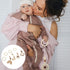 Toddmomy 4Pcs Baby Gym Wood Toys, Wooden Hanging Toy Activity Pendant for Nursery Decor