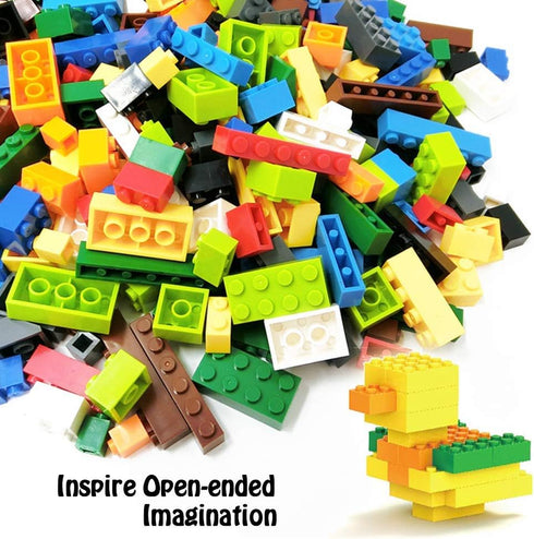3 otters 1000PCS Building Bricks Set, Classic Creative Building Blocks Birthday for 2 3 4 5 6 7 8 Boys Girls Compatible with All Major Brands