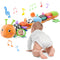 Baby Toys Musical Caterpillar Interactive Multicolored Infant Toy Crinkle Rattle Soft with