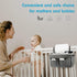 2 Pack Flenpptly Baby Wipes Dispenser, Wipes Case Baby Wipe Holder Keeps Wipes Fresh, Non-Slip, Easy Open & Close (Grey