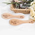 ZYMECH Customized Newborn Name Wool Brush Wooden Comb Personalized Baby Hair Brush Head Portable Comb Bath Hair Brush