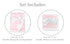 American Baby Company Heavenly Soft Chenille Sherpa Blanket Set, 3D Pink Cloud for Girls