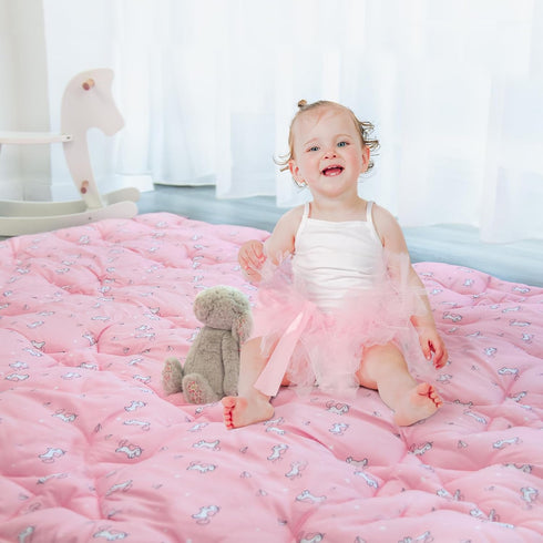 50'' 50'' SPRINGSPIRIT Baby Play Mat for Boys Girls, x Baby Playmat for Playpen, One-Piece Crawling Play Mat Non Slip