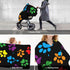 Hcpwzrf Colorful Print Baby Car Seat Cover & Nursing Cover - Breathable Stretch Multi-Use Cover for Breastfeeding