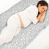 55/57 Inch Pregnancy Pillow Cover U-Shaped (ONLY Pillowcase), Super Soft Replacement Cover Fits Most Maternity Pillow