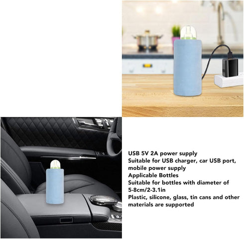 Portable USB Milk Warmer Bag for On-the-Go Convenience