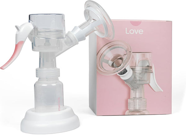 Limerick Love Manual Breast Pump, Easy-to-Use & Portable, Includes ComforTouch Silicone Breast