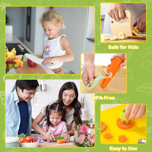 COVLUROTO 15PCS Sets Set Montessori Kitchen Toys for Toddlers: Easter Basket Stuffers Gifts for Kids - Kids Safe