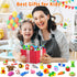70 Pack Animal Erasers for Kids - 3D Puzzle Mini Erasers, Classroom Supplies, Bulk Desk Toys, Party Favors