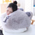 20 Inches) Winsterch Kids Large Cat Stuffed Animal Toys Gift Big Plush Cat Animal Baby Doll, Fat Gray Plush Cat Toy