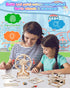 Poraxy 4 in 1 STEM Kits for Kids Ages 8-12 - 3D Wooden Puzzles, Science Project Model Craft Building Kits