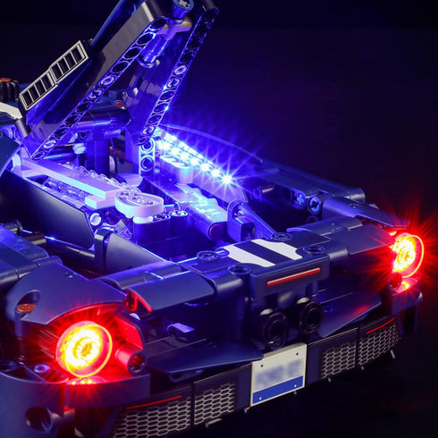 BRIKSMAX LED Lighting Kit for LEGO-42154 2022 Ford GT, Compatible with Lego Technic Model