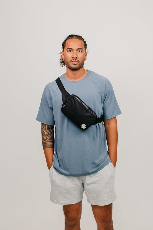 DadPack Pack Pack Hands-Free Diaper Bag for Dads - Compact Waist & Crossbody Sling for Parenting, Travel, Day Trips |