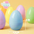 6 6 Inches JOYIN Pcs Large Pastel Easter Eggs, Jumbo Plastic Eggs Fillable for Easter Themed Hunt Colorful Basket