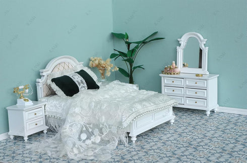 1/12 1/6 60pcs iLAND Dollhouse Flooring on Scale Scale, Miniature Dollhouse Accessories, Double-Sided Dollhouse Floor