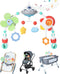 Orzbow Stroller Arch Toy for Baby, Musical Carseat Toys Hanging with Teething, Baby