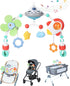 Orzbow Stroller Arch Toy for Baby, Musical Carseat Toys Hanging with Teething, Baby