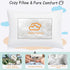 13x18 2 ZPECC Toddler Pillow with Pillowcase - Organic Cotton Hypoallergenic Kids Pillow, Baby Essentials for Travel