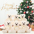 MorisMos Small Teddy Bear Bulk, 6 Packs 14" Teddy Bear Plush Toys for Kids, Girls, Birthday Wedding Party, Cream