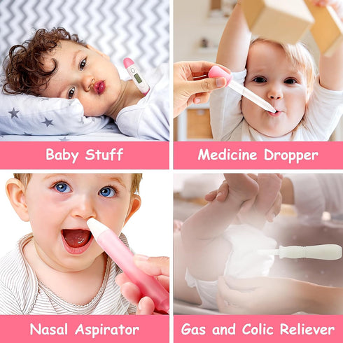 28 1 Trimmer Set in Baby Healthcare and Grooming Kit, Infant Baby Nursery Kit Electric Nail with Gas Colic Passer Nasal