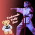 Houwsbaby Taekwondo Teddy Bear Stuffed Animal, Adorable Karate Bear Plush Toy for Kids, 8''