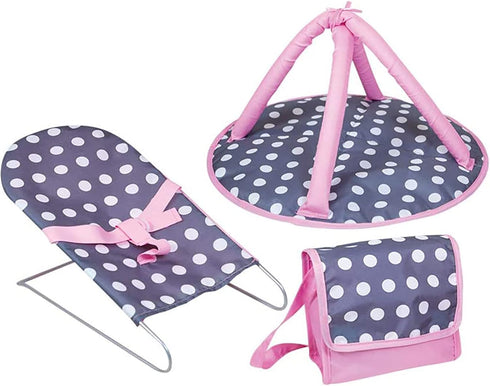 Lissi 5 Piece Doll Deluxe Nursery Play Set - with Accessories