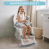 COOSEYA Potty Training Toilet with Step Stool Ladder, Toddler Kids Potty Training Seat for Boys Girls, Foldable