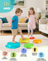 5 Pack 3-5 YOHOOLYO Stepping stone for kids, Non-Slip Child Balance Stones, Outdoor Indoor Play Toys, Rainbow Crab