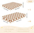 CZXW 52" 28" Netural Checkerboard Crib Sheets Fitted x Natural Cotton Soft & Breathable for Baby Crib Mattress