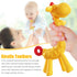 SHARE&CARE BPA Free Silicone Giraffe Baby Teether Toy with Storage Case, for 3 Months and Above
