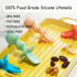 12 Pack Baby Utensils, Silicone Baby Spoons Self Feeding and Baby Forks, Toddler Utensils for Baby Led Weaning, Chewable Utensils First Stage by HEYTUYA