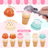 3-5, Sets 3 4 5 Wooden Ice Cream Toys for Toddlers Kids Wooden Toys Play Kitchen Accessories, Play Food for Kids
