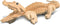 Puzzled 3D Puzzle Alligator Wood Craft Model Kit, Fun Educational DIY Wooden Toy, 94 Pieces