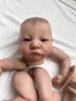 Anano Reborn Baby Doll Kit DIY Levi Kits, 19 Inch Silicone Vinyl Sleeping Doll for Kids Age 3+