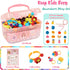BEMITON Ideal Birthday Gift for Girls Aged 3-7, Pop Beads Jewelry Making Kit for Creative Play