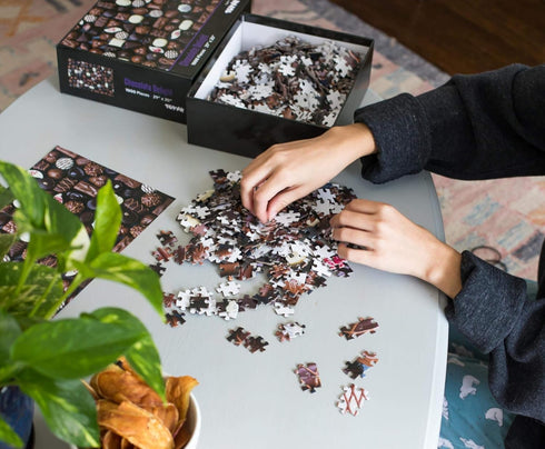 Chocolate Delight 1000 Piece Candy Puzzle for Adults and Kids - Jigsaw Puzzle Fun