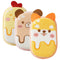 Generic 3Pcs Baby Washcloths Super Absorbent Soft Wash Mitt Cute Cartoon Animal Gentle