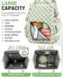 fufazfo Backpack, Corduroy Diaper Bag Large Capacity Multifunction Baby Diaper Bags for Women, Insulated Bottle Pockets